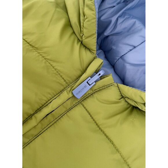 MAYORAL Turtle Green Reversible Puffer‎ Jacket Coat Blue Green Boys 4-6 Months - Picture 8 of 13